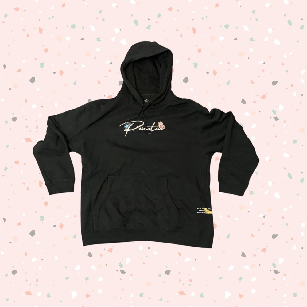 Primitive Black Nuevo Script Hoodie